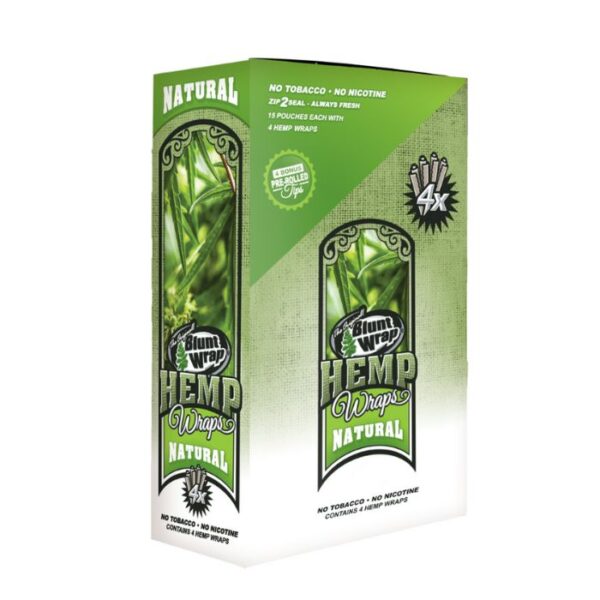 Blunt Wrap 4x Natural + CBD