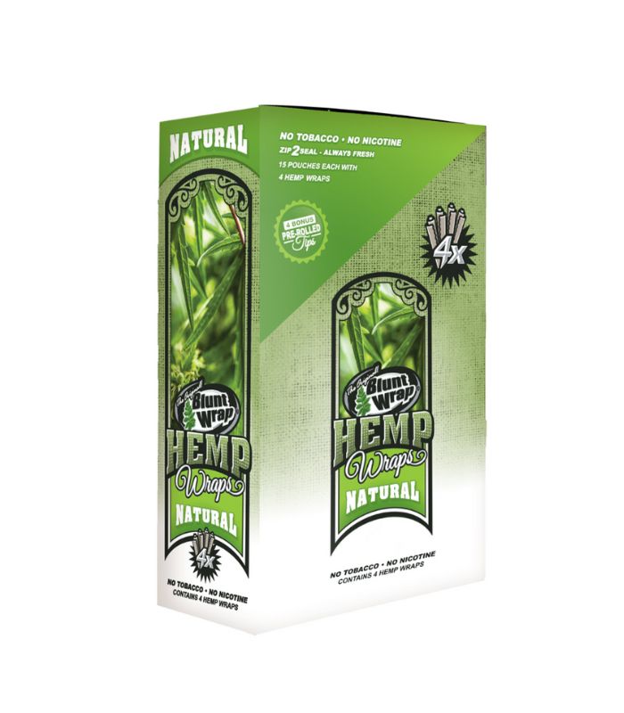 Blunt Wrap 4x Natural + CBD