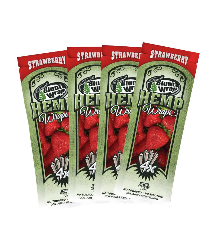 Blunt Wrap 4x Sabor Morango